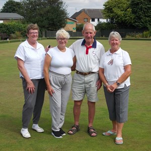Charity Day - Runners Up – Richard Pope, Pauline Lines, Sheila Wragg & Lindal Pettifer