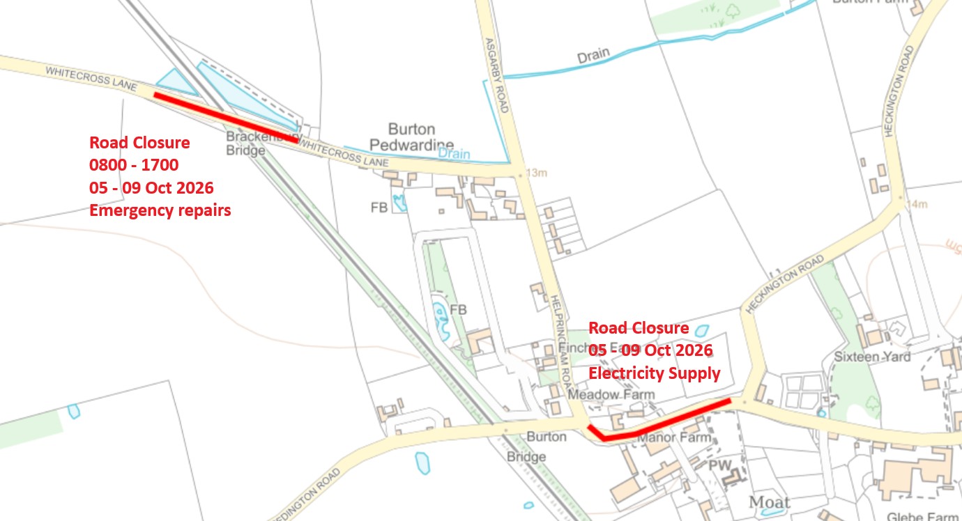 Burton Pedwardine Parish Meeting Road Closures