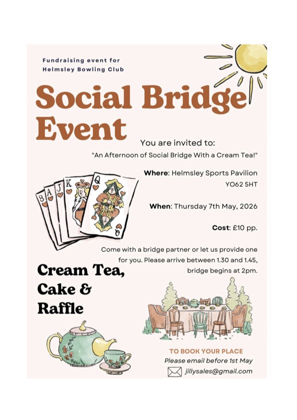 Booking will be essential