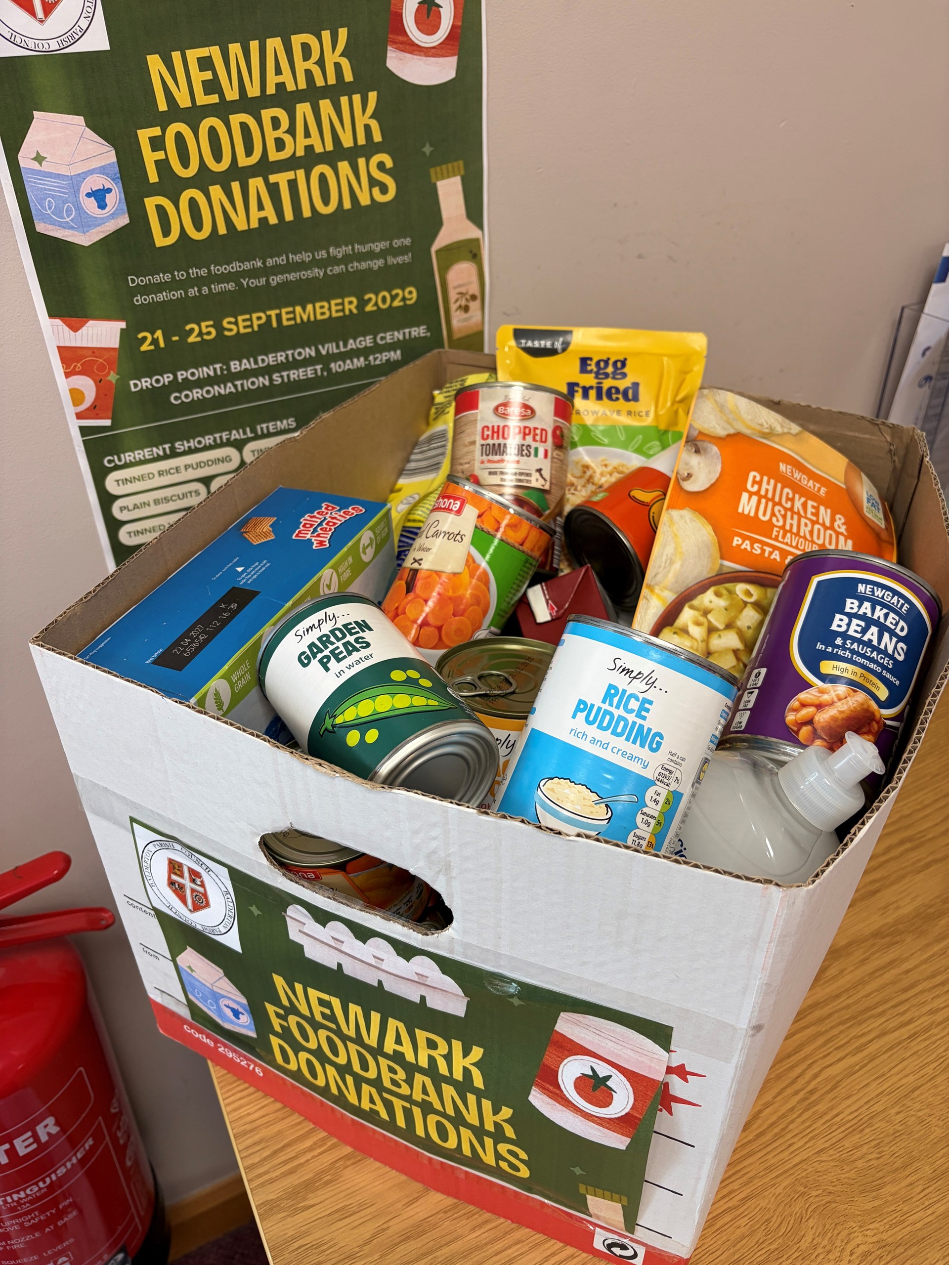 Newark Foodbank Donations