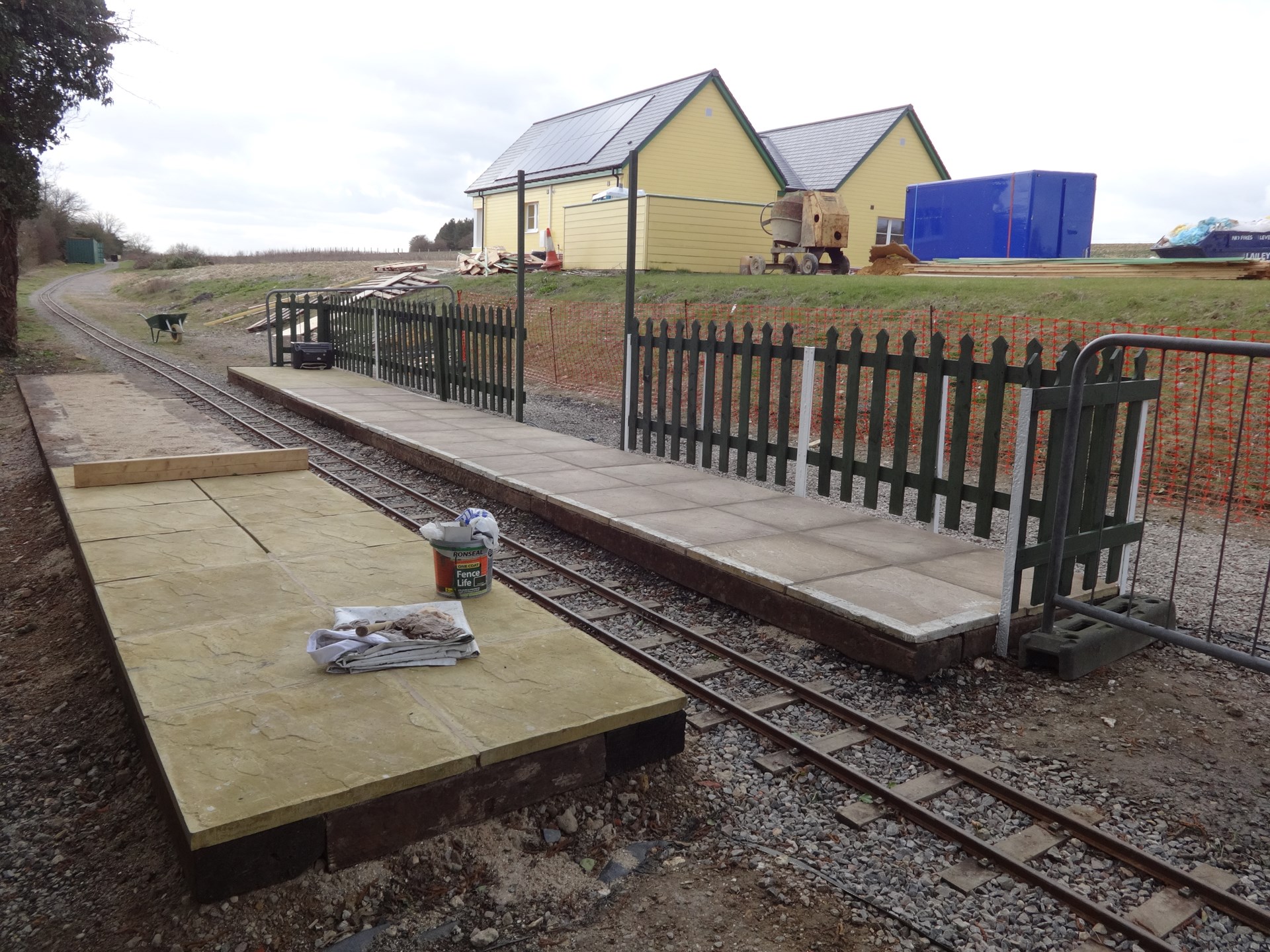 New Station, Ropley High Level, nears completion.