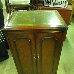 WCS025  Large Decorative Cabinet with Leather Top - Hi-Fi or other