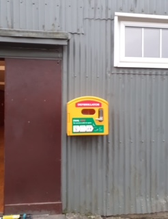 Defibrillator Alkham Village Hall