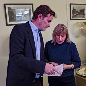 Berwick St James Parish Stan Palmer's 100th Birthday Party