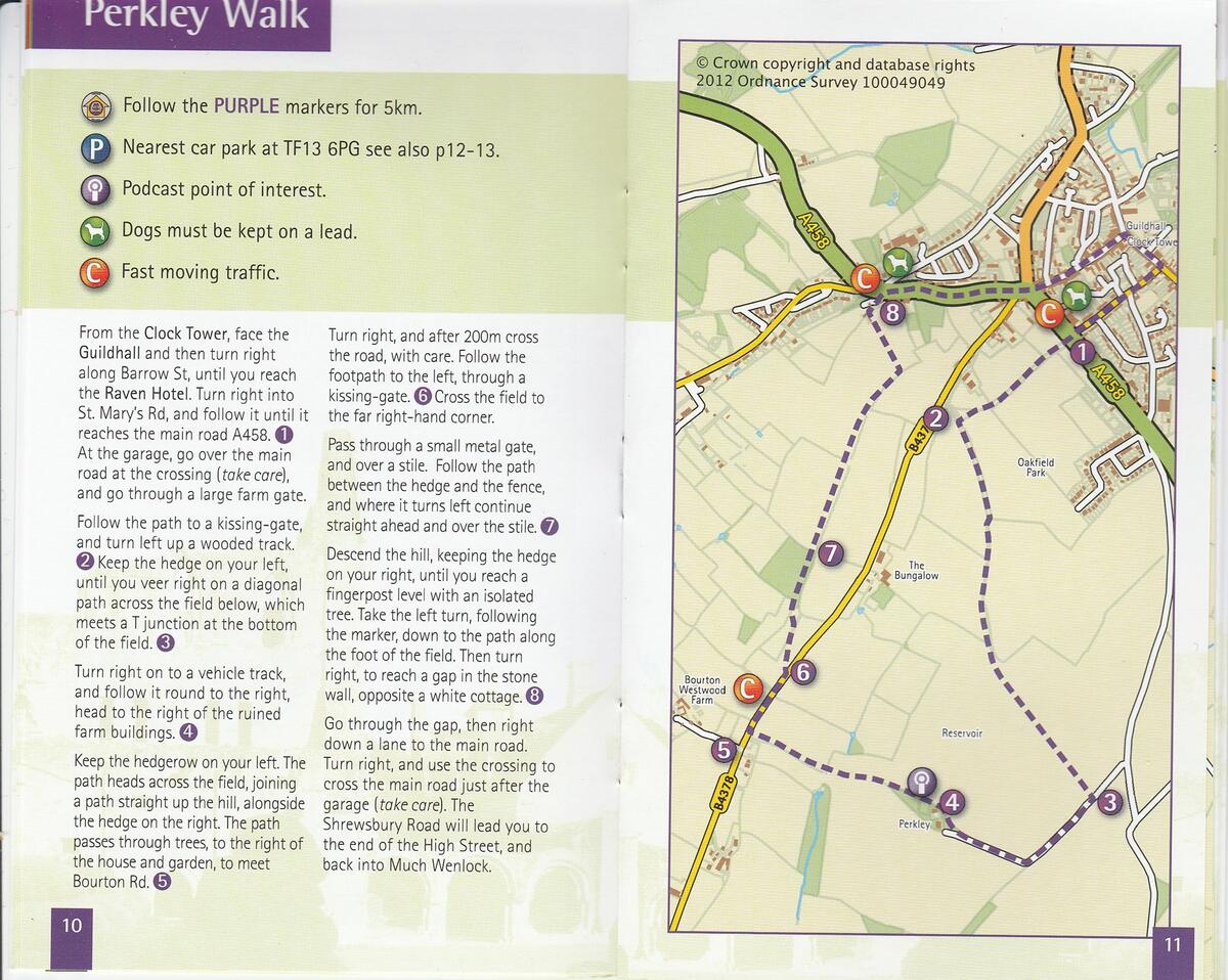 Much Wenlock Walkers are Welcome Perkley Walk