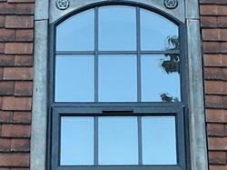 New window above the entrance