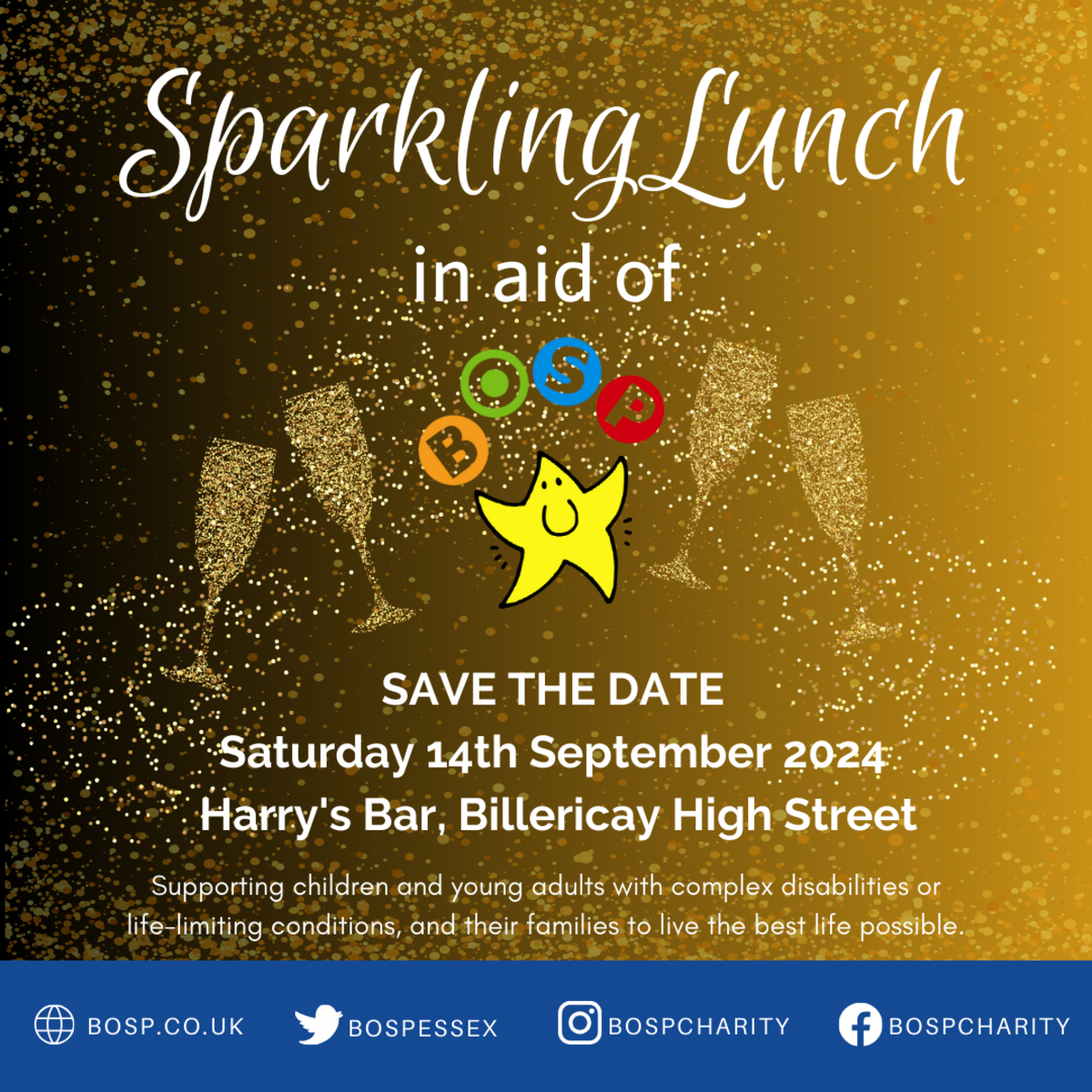 BOSP Brighter Opportunities for Special People  Sparkling Lunch