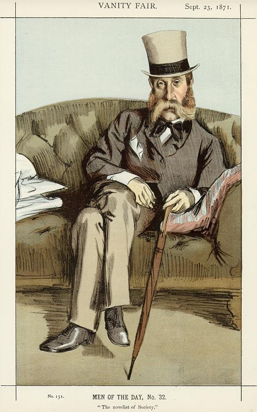 A Drawing of Major George Whyte Melville from 1871