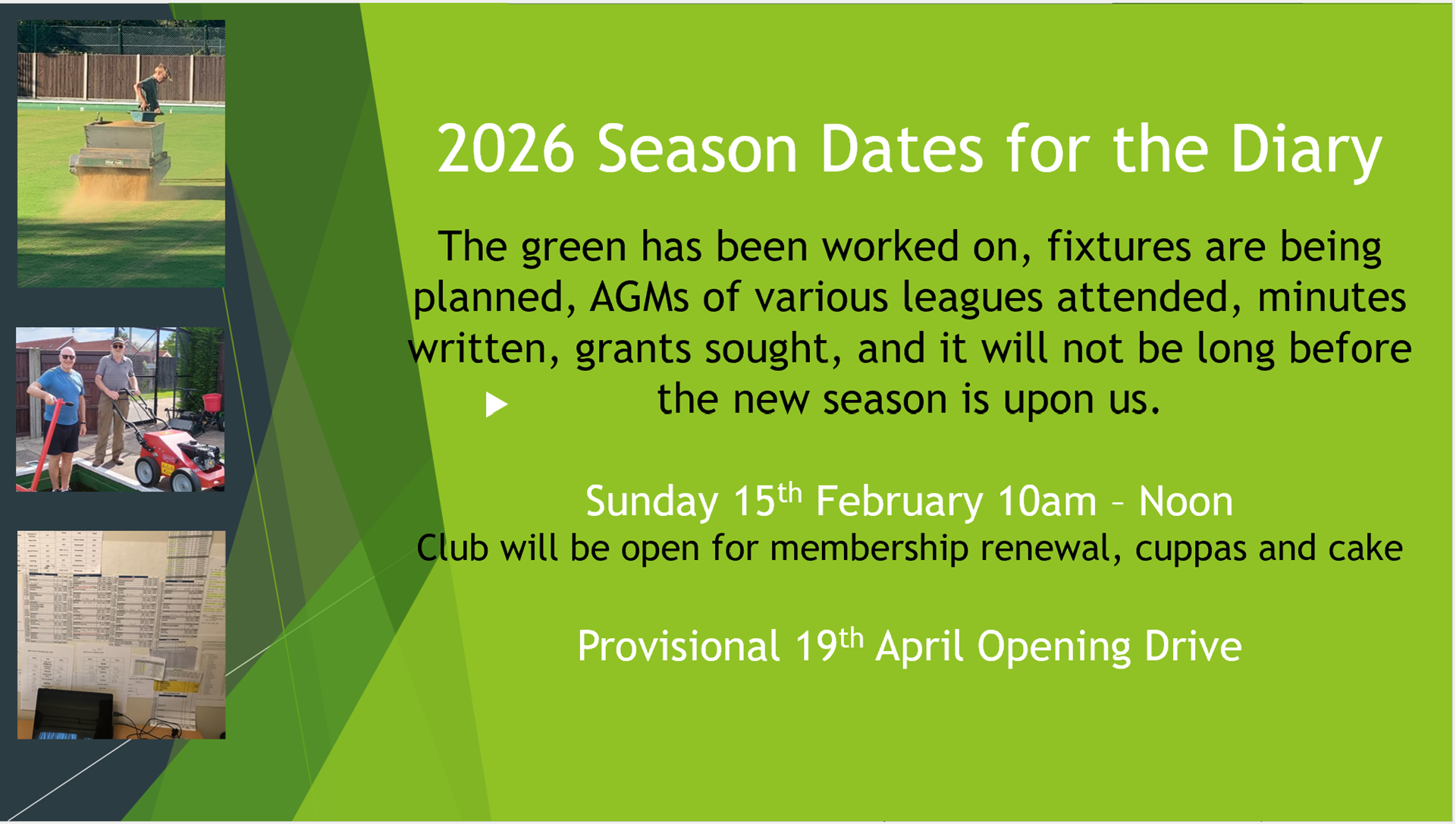 Aldiss Park Bowls Club Home