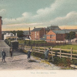 The Breweries c1905 - Crowley (left) Courage (Right)