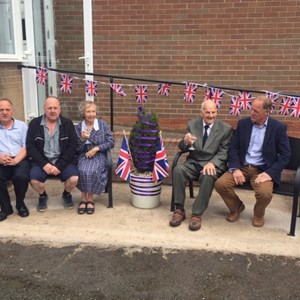 Whixall Social Centre Commemorative Bench Unveiling 29 May 22
