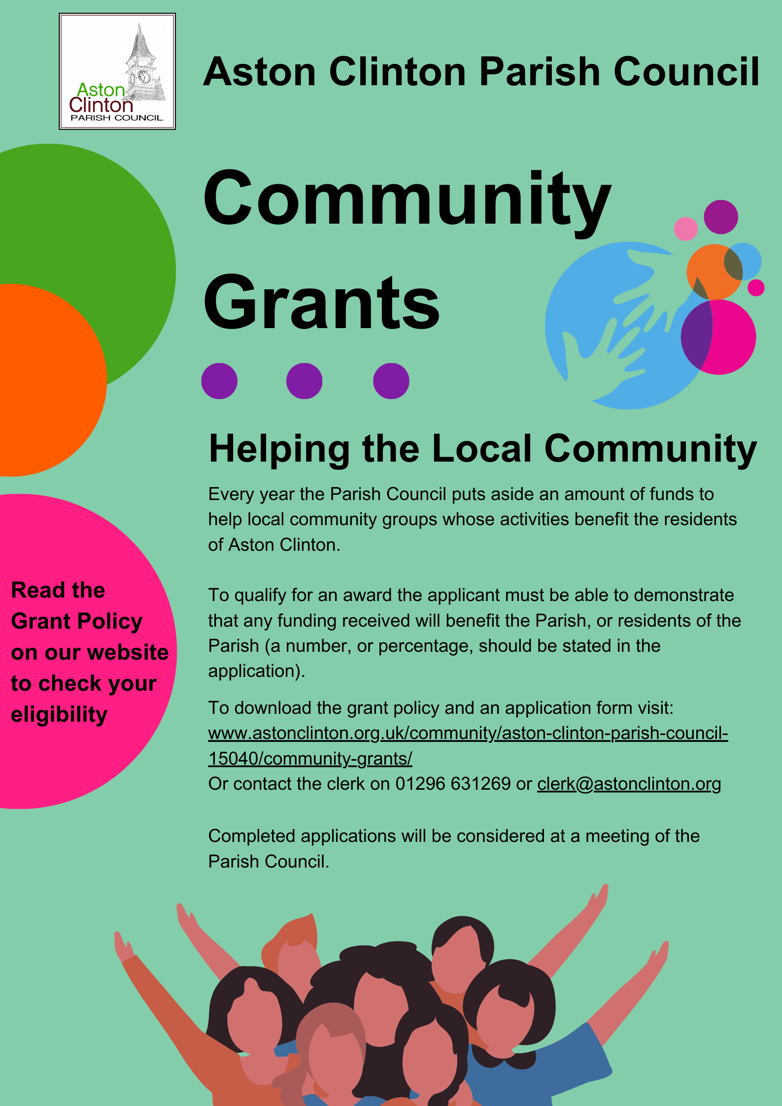 Community Grant Poster