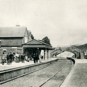 Meon Station on Opening Day.