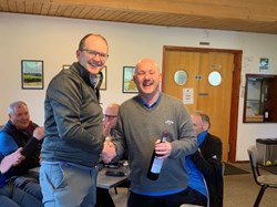 Steve takes the winners prize