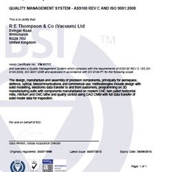 ISO 9001:2008   BS EN 9100:2009 Rev