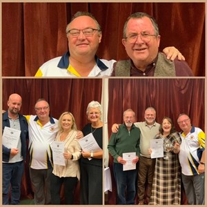 Colchester West End Bowls Club Presentation Evening 2025