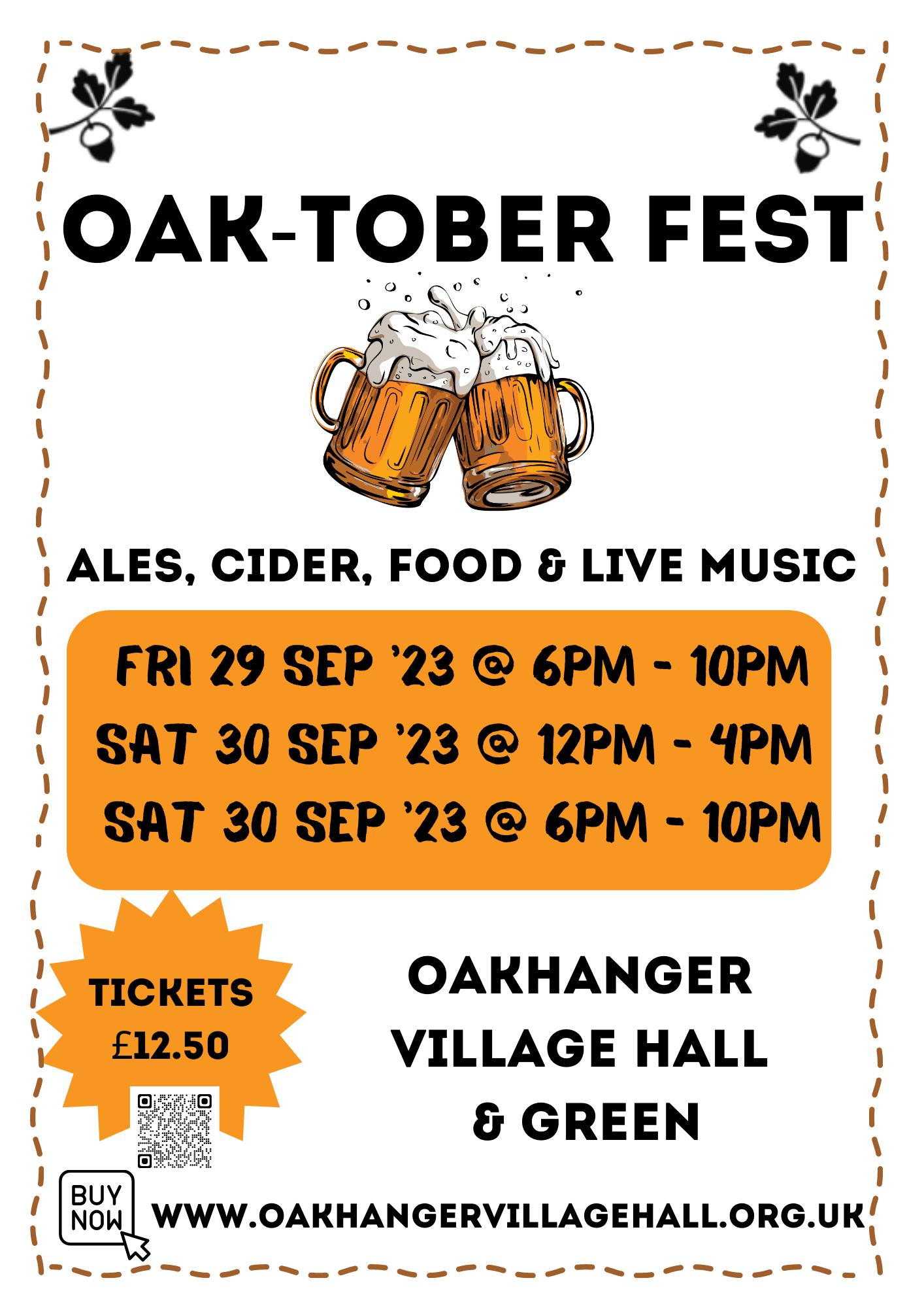 Oakhanger Village Hall Oaktober Fest
