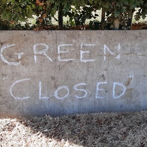 The green closed for 2022
