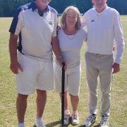 Winning team - Bob Strover, Jackie Strover, Chris Higgins