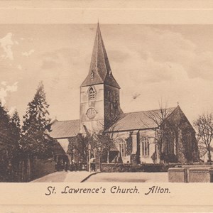 St Lawrence's Church - Postmarked 12.10.1910