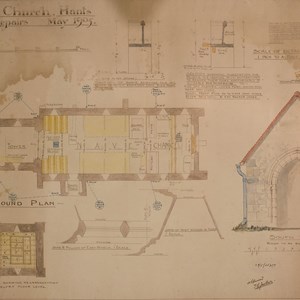 Plan from May 1905 No 1 and revised layout proposed
