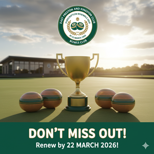 East Preston & Kingston Bowls Club 2026 Membership Renewals