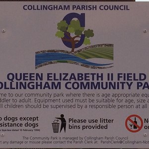 Collingham Community Park Signage