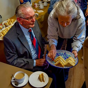 Berwick St James Parish Stan Palmer's 100th Birthday Party