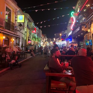 The Alvor Strip by Night