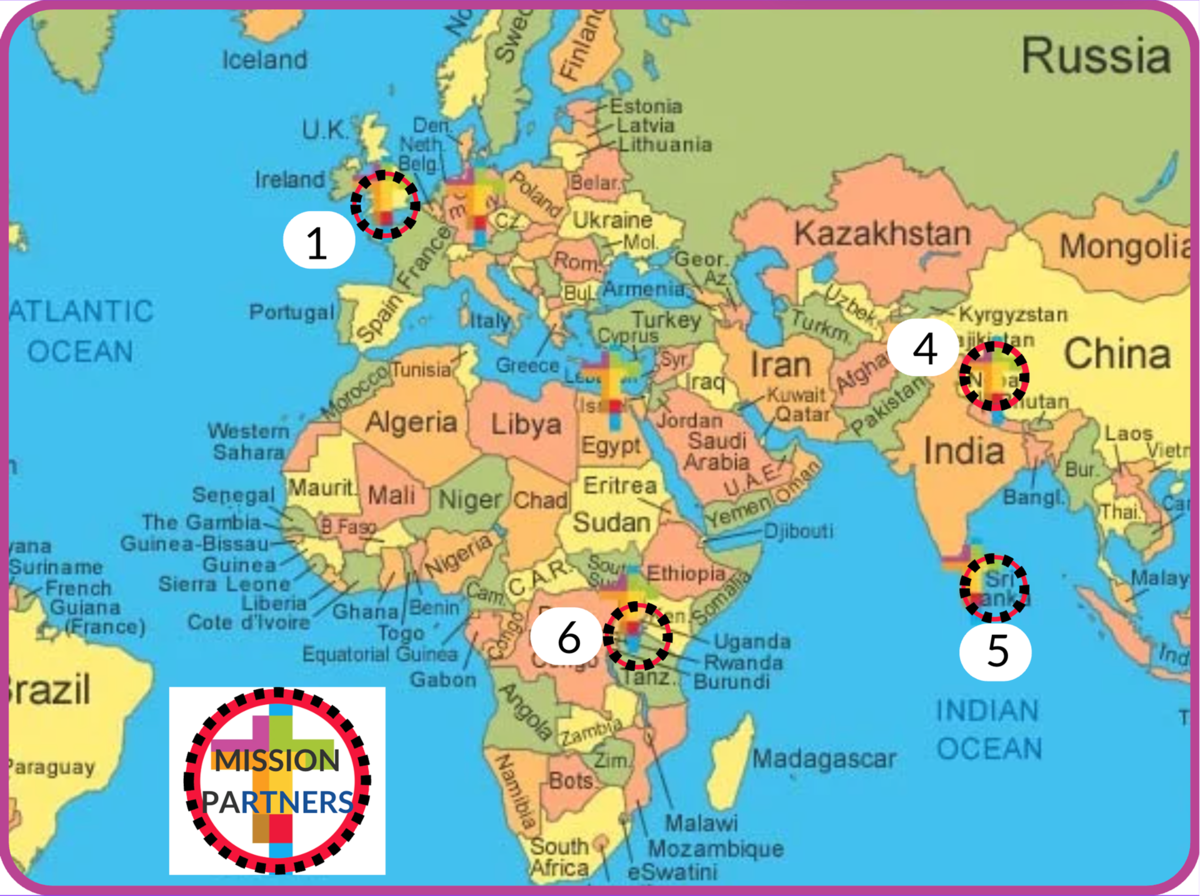 Location of Mission Partner Ministry