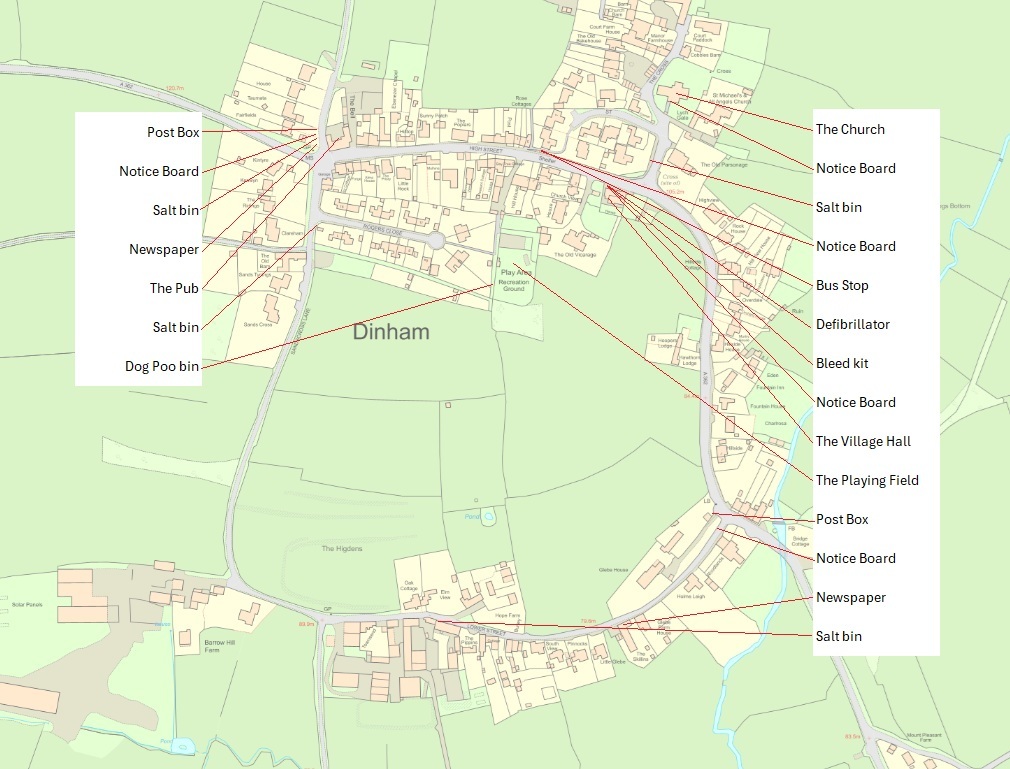 Buckland Dinham Map Locations