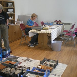 This is the back office otherwise known as the Heritage Centre in Boxford.