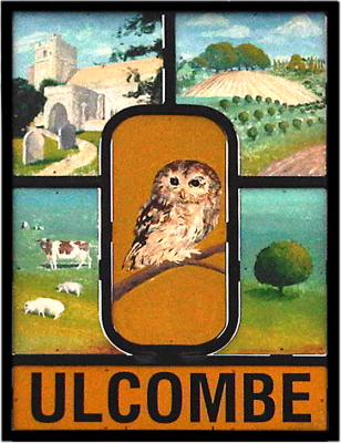 The image above shows the Ulcombe Village Sign at our recreation ground.