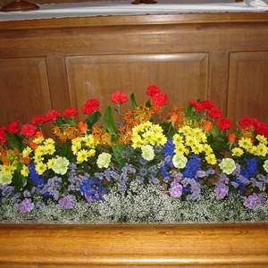 Parish Council's contribution to the St Leonard's Flower Festival in 2007