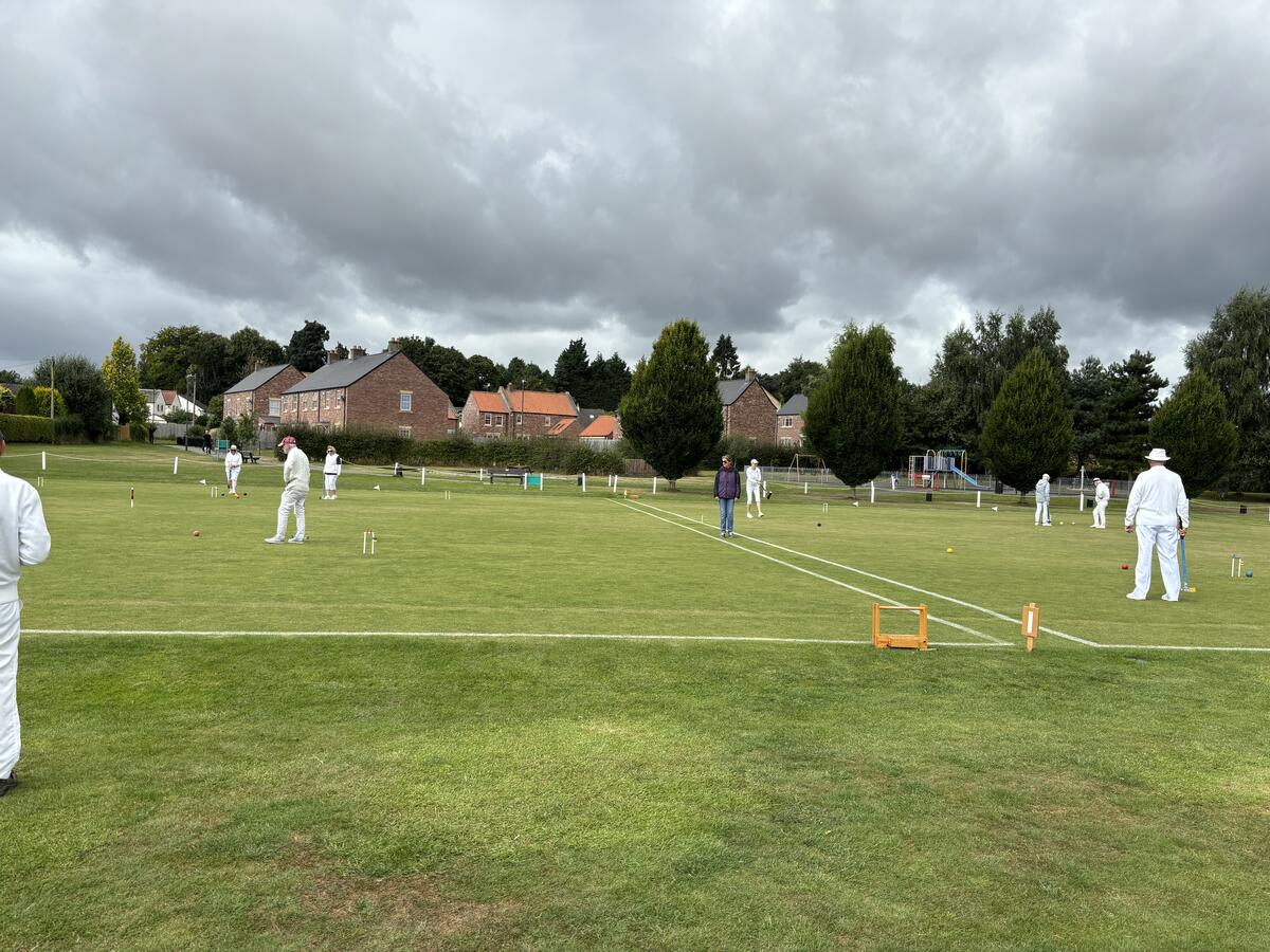 BM Croquet Club has two flat, full-size lawns