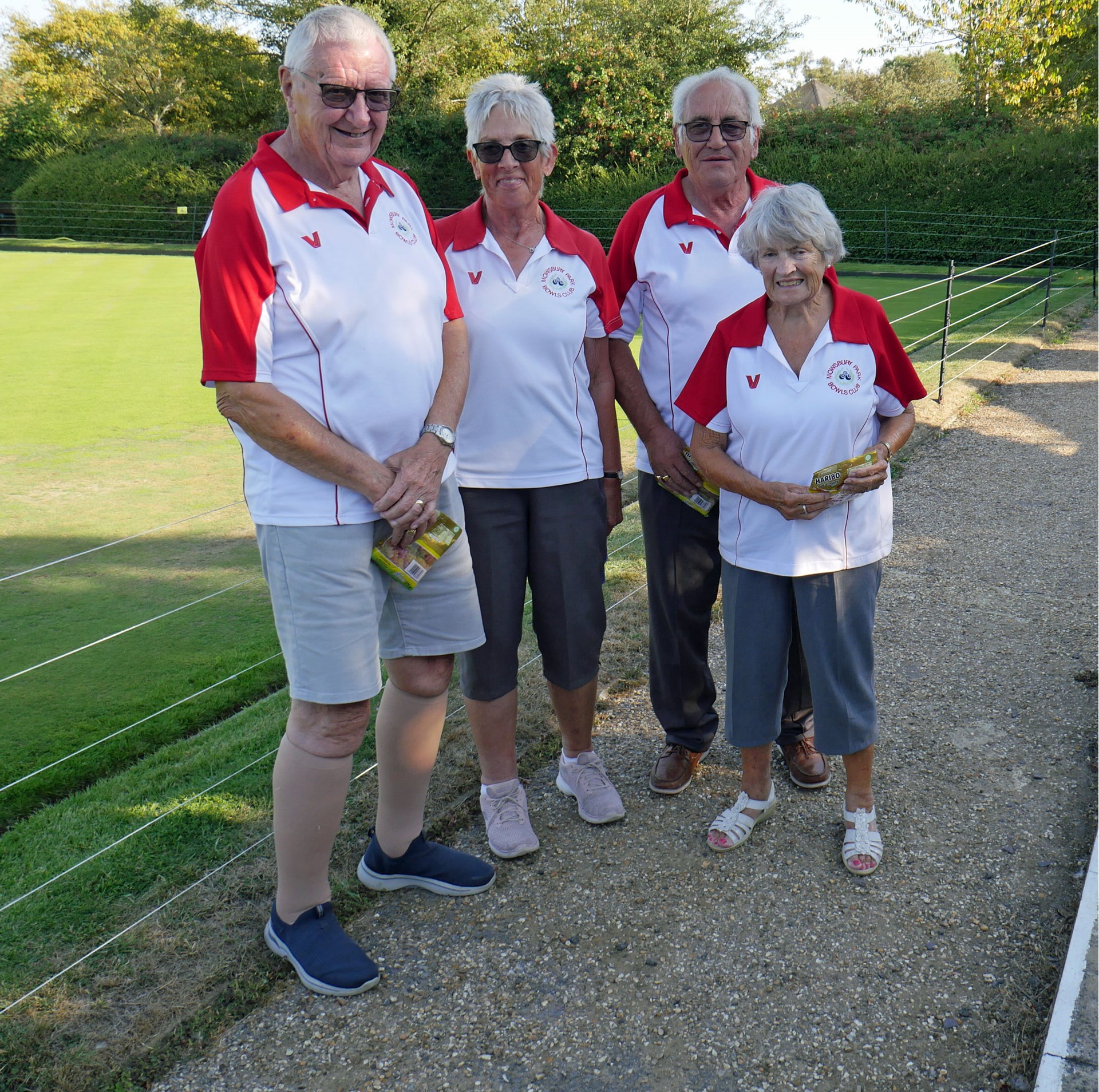 Mary, Barry & John Spoon Drive Winners with Captain Anne