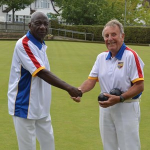 Mens Champioship  Winner Jeff Doerr (right)  Runner up  Walter Williams (left)