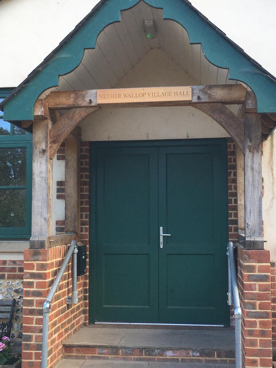 New Oak sign at the Village Hall