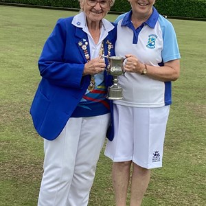 Gayle Hartley Yorkshire Ladies Over 55 Singles Champion 2025