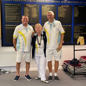 Mens Drawn Pairs Runner Ups -  Matthew David & Barrie Tottman