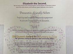 Our very own Certificate from The Queen