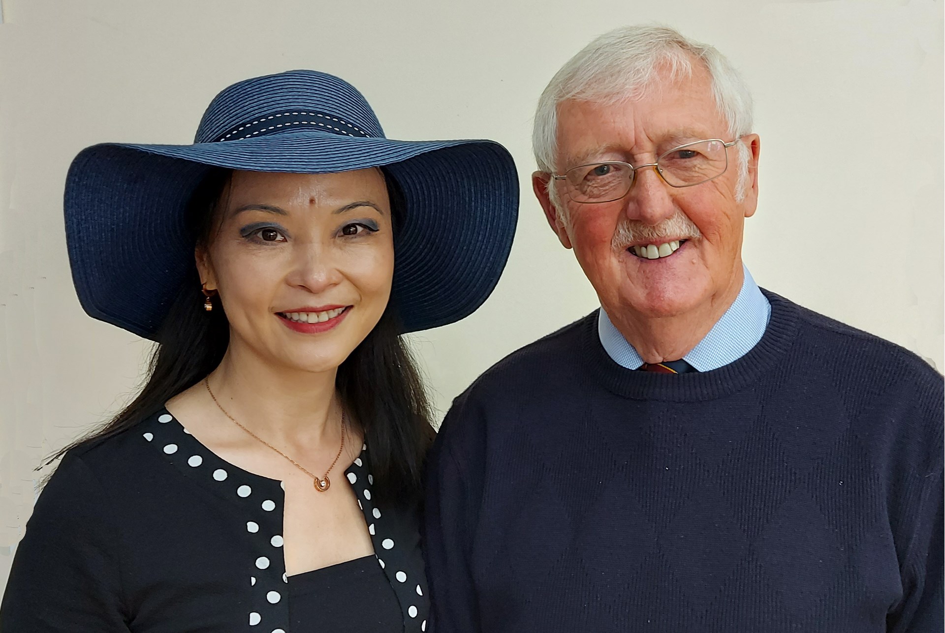 L-R Grace Zhu - Speaker with Member Peter Lewis who gave the vote of thanks