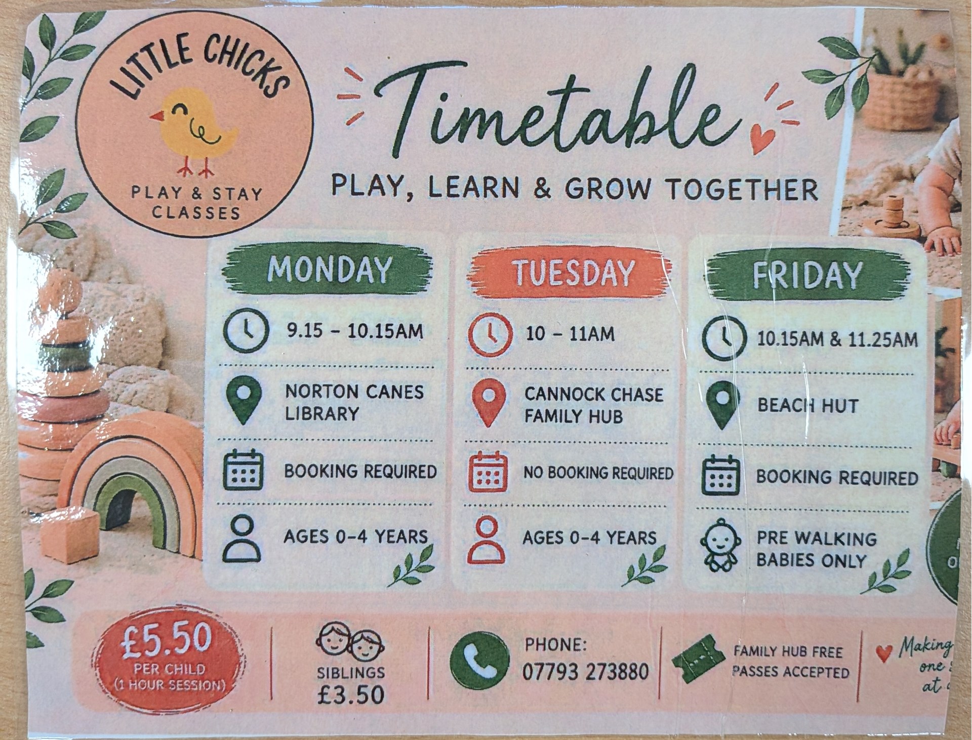 Norton Canes Community Library & Information Hub Parent, Baby & Toddler