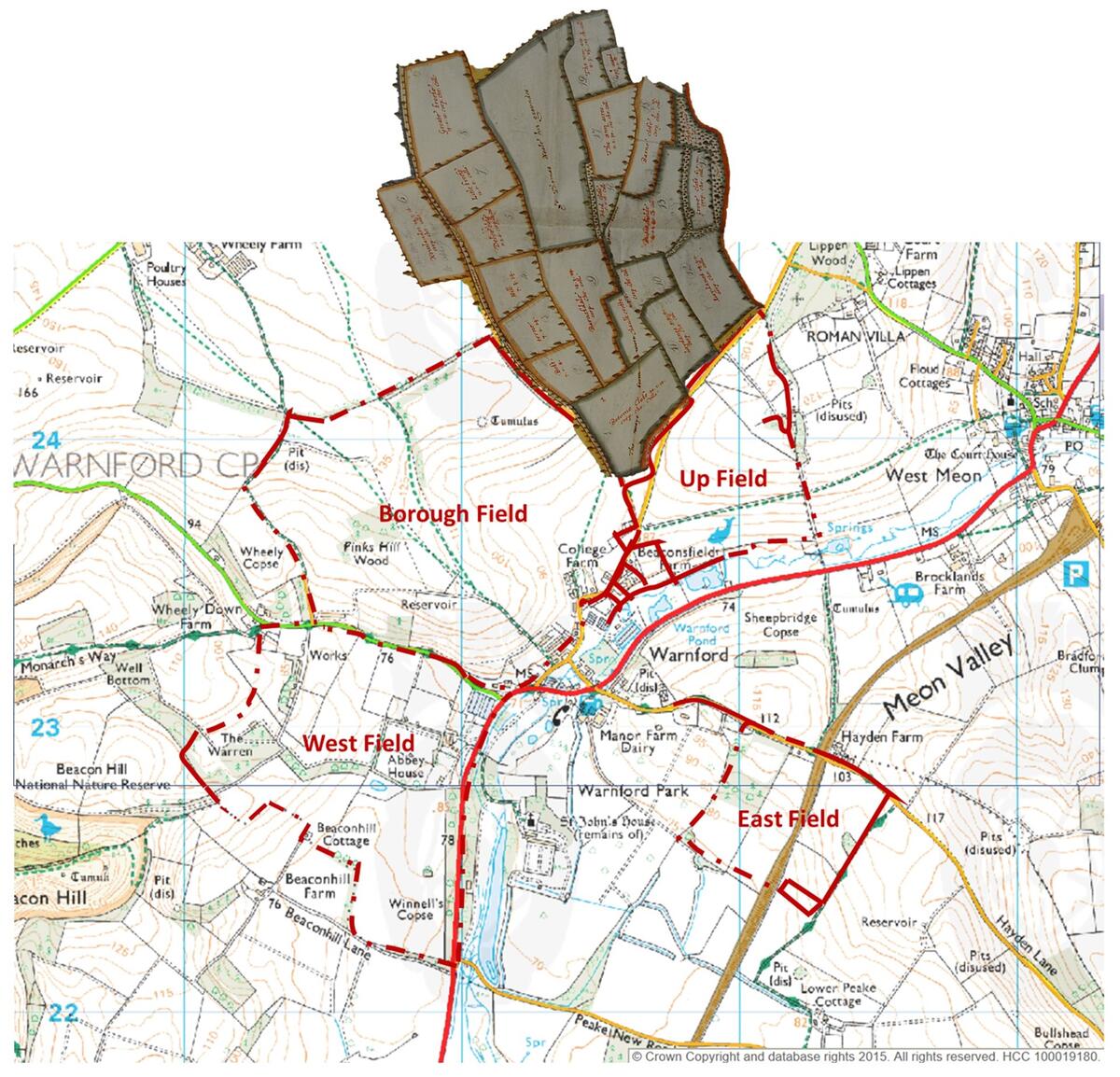 Warnford Village Early Land Division