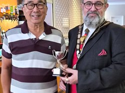 One Half of Runner-Ups Mens Drawn Pairs (R Baker)