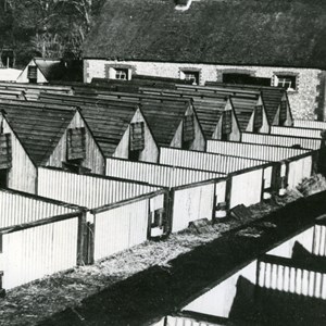 Pig Houses in Wheely Down during WWII.