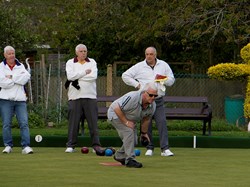 Bletchley St. Martins Bowls Club Team practice