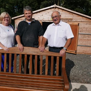 Refurbished bench for Swanwick Parish Council