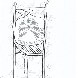 R.Meader's pictureof thr Open Story tellers Bardic Chair