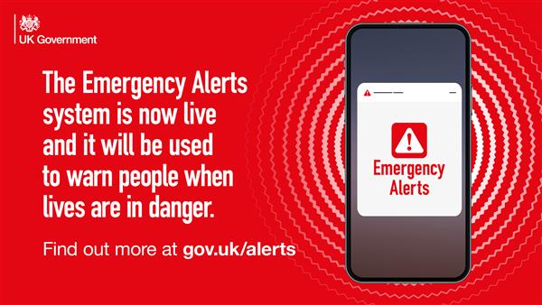 Gamston with West Drayton & Eaton Parish Council Governments new Emergency Alerts system